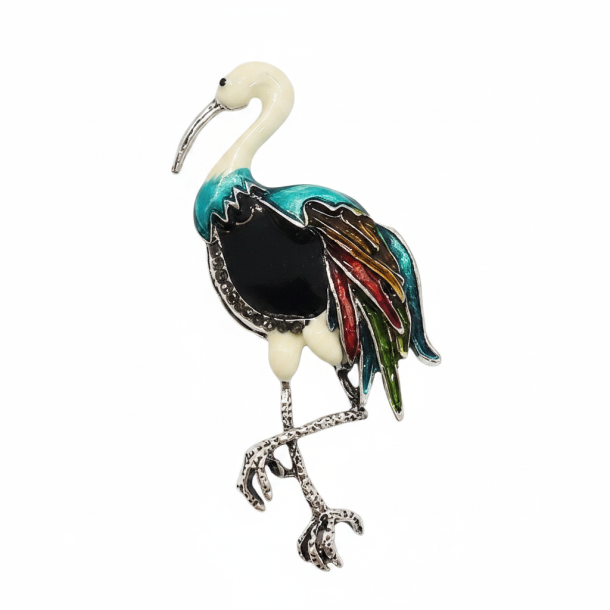 Ibis Brooch