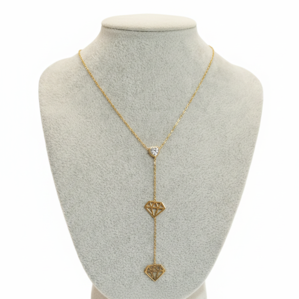 Heart Diamond Necklace