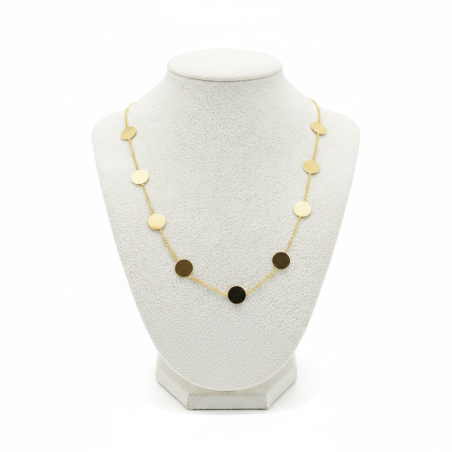Golden Discs Necklace