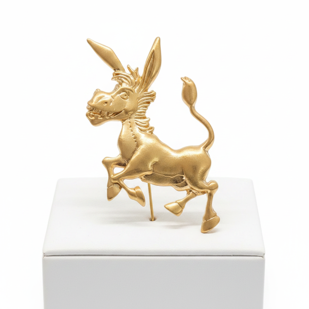 Dinky Donkey Brooch