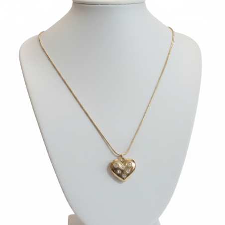 Shimmering Heart Necklace