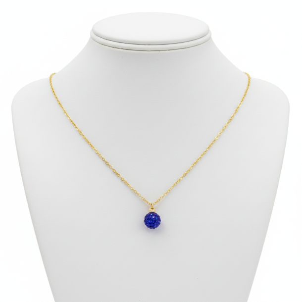 Naszyjnik Kobaltowa Kulka