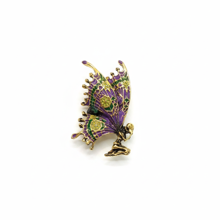 Iris Butterfly Brooch