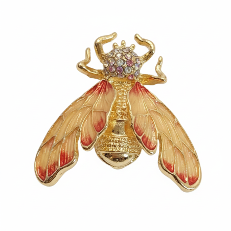 Golden Bee Brooch