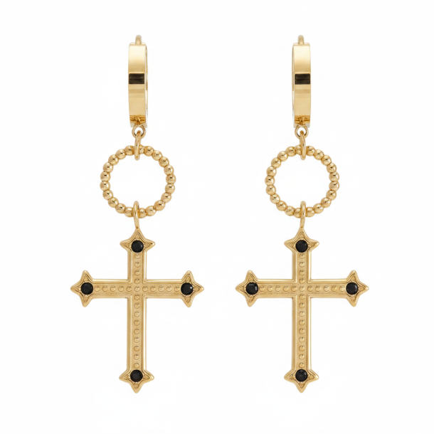 Glamour Cross Earrings