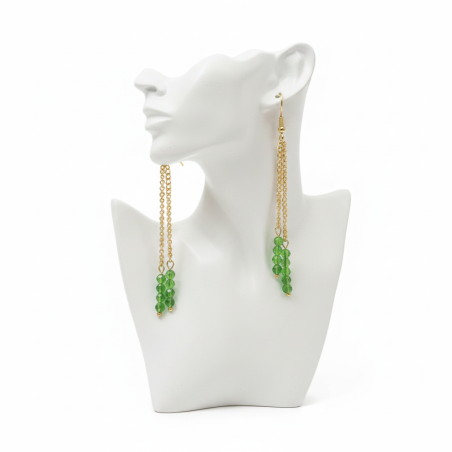 Emerald Cascade Earrings