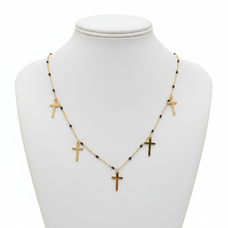Cindy Crosses Necklace