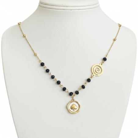 Queen of Spades Necklace