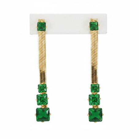 Kolczyki Emerald Glamour