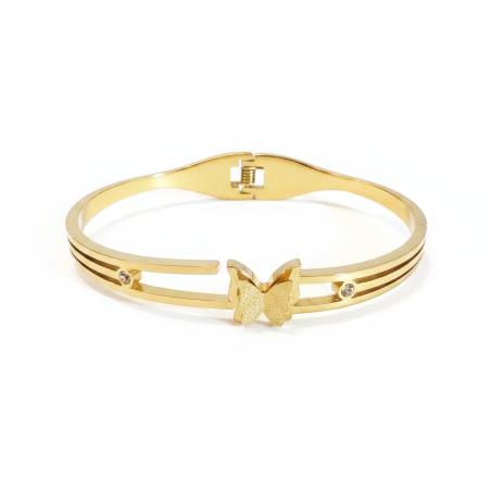 Golden Butterfly Bangle
