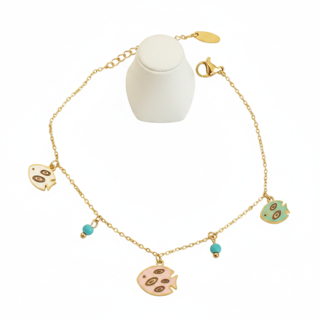 Aqua Fish Bracelet