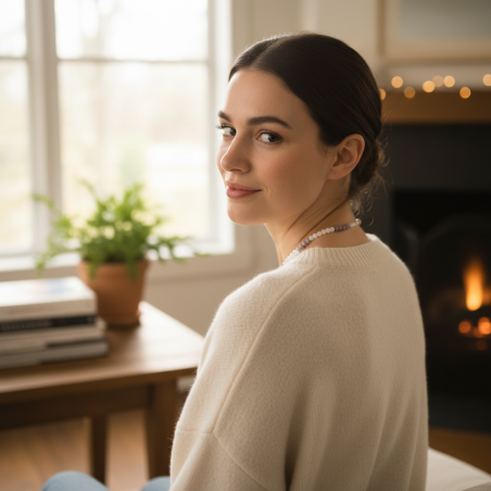 Lila Beaded Necklace