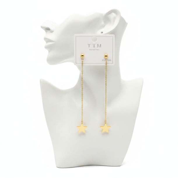 Cindy Star Dangle Earrings