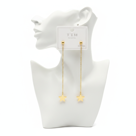 Cindy Star Dangle Earrings