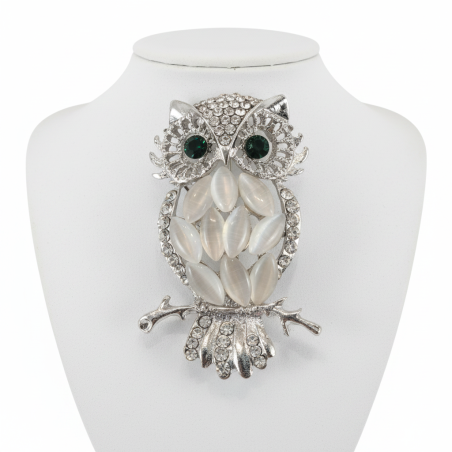 Owl Brooch Luna
