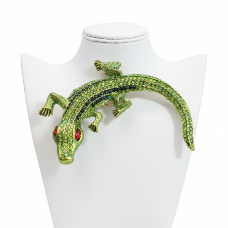 Crocodile Brooch