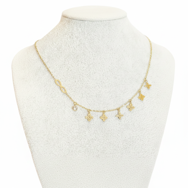 Infinity Clover Necklace