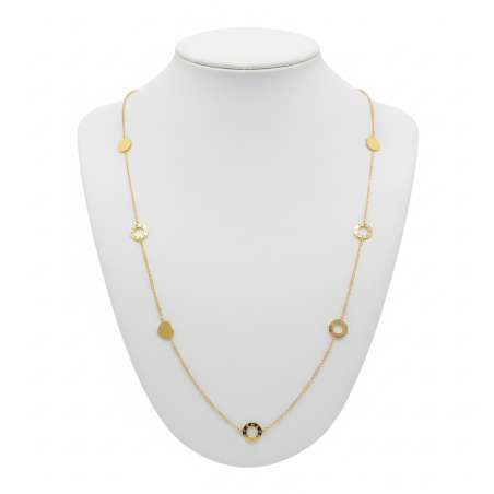 Goldene Aura Halskette