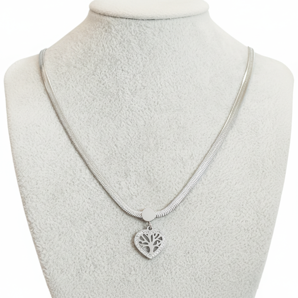 Tree of Life Heart Necklace