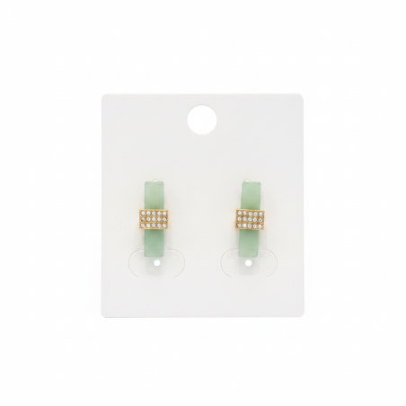Mint Sparkle Studs