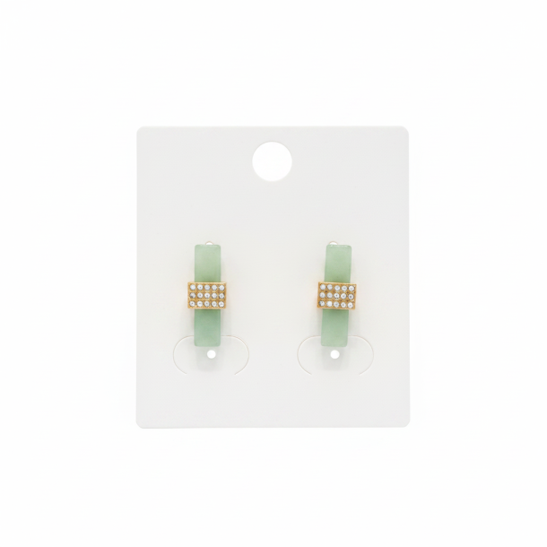 Mint Sparkle Studs