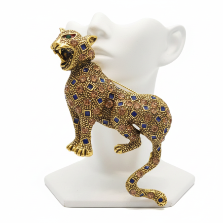 Safari Panther Brosche