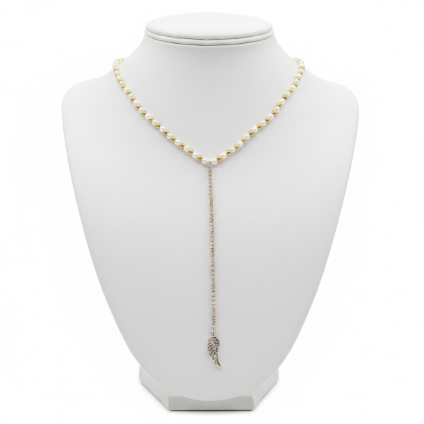 Angel Wing Y-Necklace