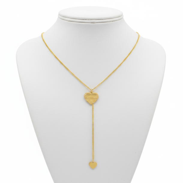 Heart Lariat Necklace