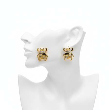Golden Beetle Studs