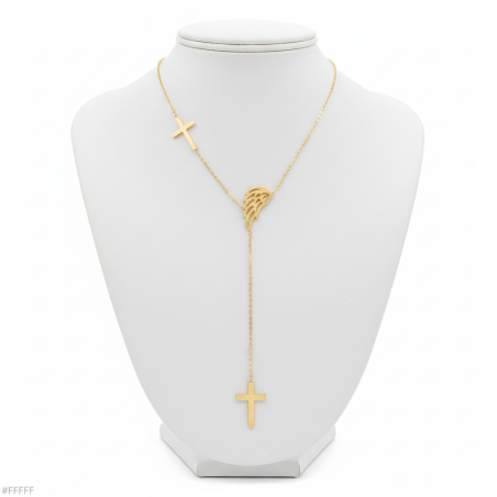 Angel Cross Necklace