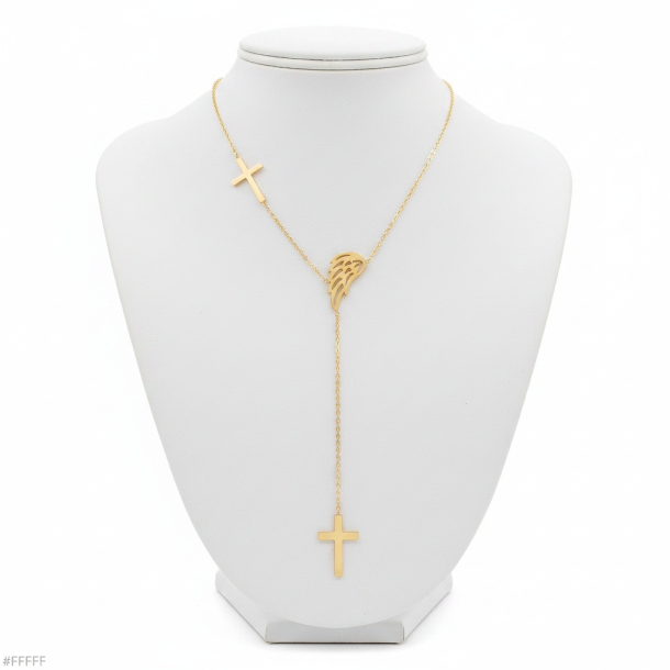 Angel Cross Necklace