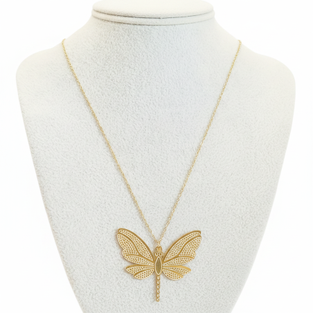 Dragonfly Gold Necklace