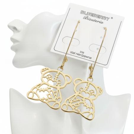 Golden Bear Earrings