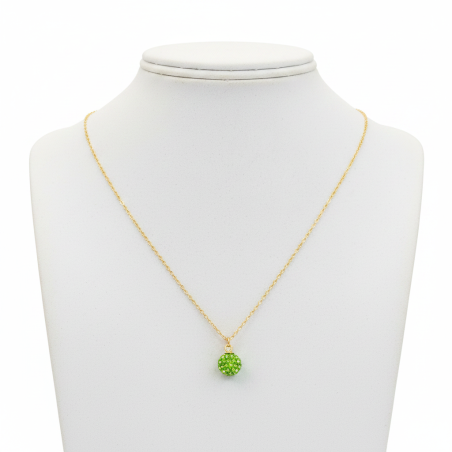 Green Sparkle Necklace