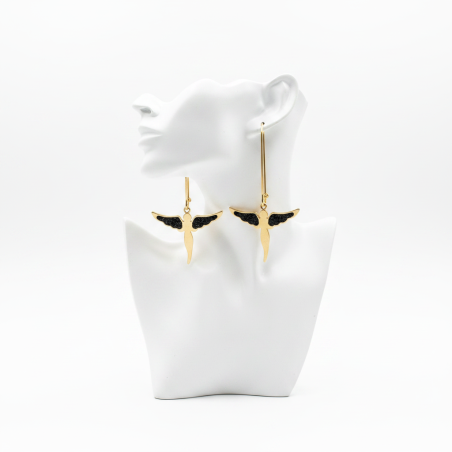 Angel Wings Dangle Earrings
