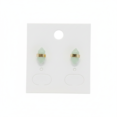 Aura Mint Stud Earrings