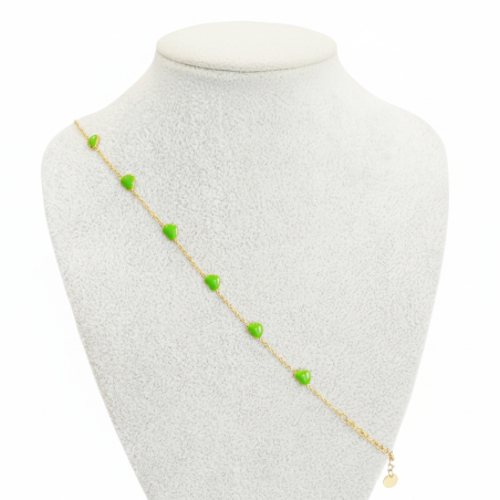 Armband Grüne Herzen