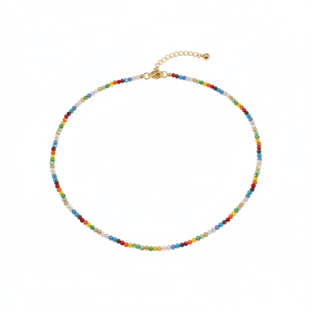 Rainbow Bead Necklace