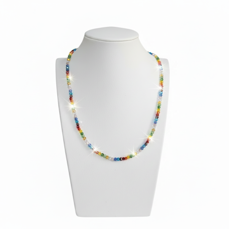 Rainbow Bead Necklace