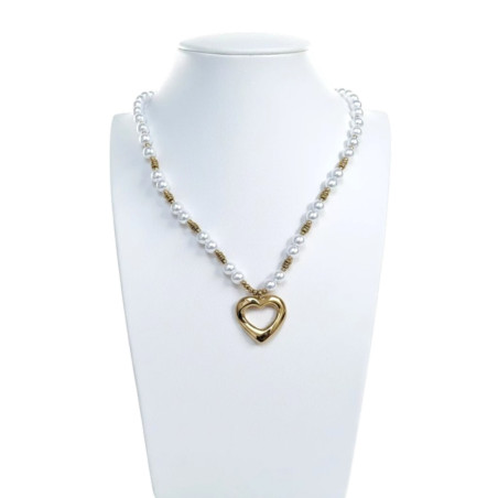 Pearl Heart Necklace