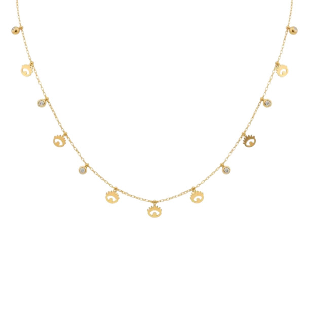 Oriental Eyes Necklace