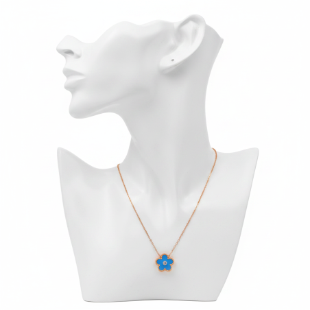 Azure Flower Necklace