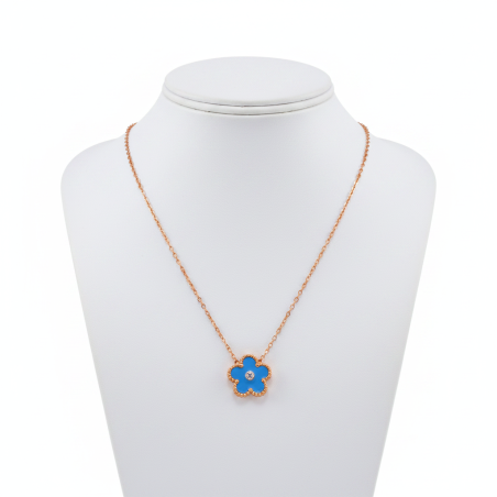 Azure Flower Necklace