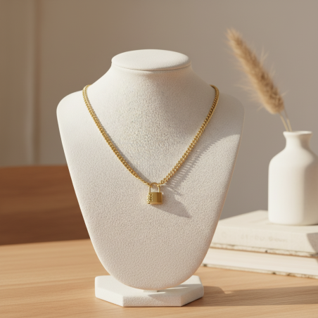 Secret Padlock Necklace