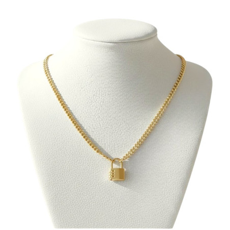 Secret Padlock Necklace