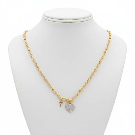 Shimmering Heart Necklace