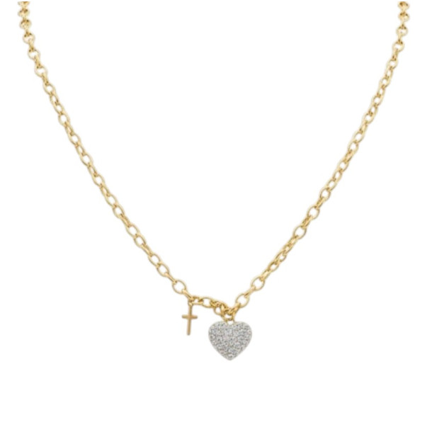 Shimmering Heart Necklace