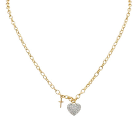 Shimmering Heart Necklace