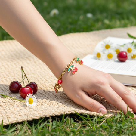 Cherry Charm Bracelet