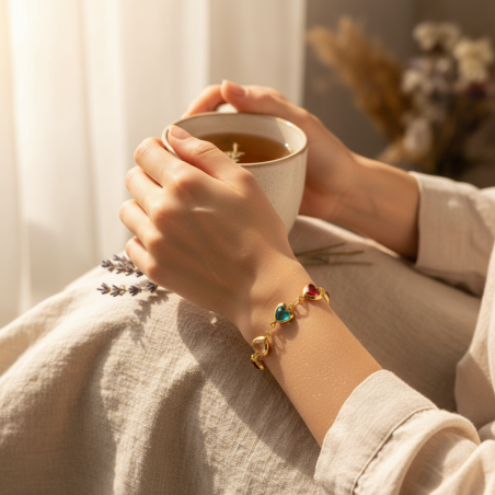 Bransoletka Serca Tęczy 2